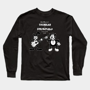 Pie Eyed Fredbear and Springtrap Long Sleeve T-Shirt